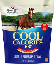 Manna Pro Cool Calories 100 Horse Supplement, High-Calorie, 8 lb Bag
