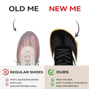 Barefoot Shoes Women Casual Sneakers,Wide Toe Box Shoe Women Zero Drop Shoe | Barefoot Shoes Men,Minimalist Trail Running Shoe,Non-Slip Lightweight Breathable Comfortable Fashion Walking Hiking Shoes