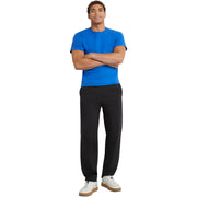 Hanes Men's EcoSmart Sweatpants, Athletic Lounge Pants with Pockets, Open Hem Bottom, Fleece Pants