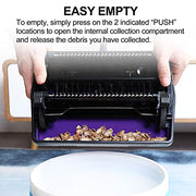 Yocada Carpet Sweeper Cleaner Manual Household Sweeper Lightweight | Hand Push Non-Electric for Home Office Low&Undercoat Carpets Rugs Pet Hair Dust Scraps Paper Rubbish Cleaning with a Brush