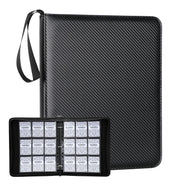 Card Binder – 720 Capacity, Zippered Trading Card Holder for MTG, Sports & Collectible Cards – Acid-Free, Durable & Travel-Friendly Storage (Black, 9 Pocket)