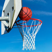 LAO XUE Basketball Net Outdoor,(7.16 oz) 12 Loops Professional Heavy Duty Basketball Net Replacement,All Weather Anti Whip, Suitable for Outdoor Standard 12 Loops Basketball Hoop