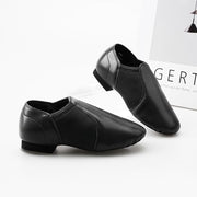 Stelle Jazz Shoes for Girls Genuine Leather Slip-On Dance Shoes