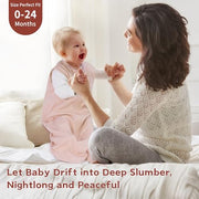 Baby Sleep Sack 0-6 Months, 100% Cotton Wearable Blanket, 0.5 Tog, 3 Pack | Lightweight Infant Sleeping Bags, for Newborn Toddler, 2-Way Zipper for Easy Change, Soft and Breathable,Baby Sleep Essential