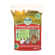 Oxbow Western Timothy Hay, Rabbit & Guinea Pig Hay, High Fiber, USA, 90 oz | Oxbow Timothy Hay, Bunny Hay For Rabbits, Guinea Pigs, Bunnies and Chinchillas, Hand-Sorted, De-Dusted, Made in USA