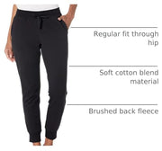 Amazon Essentials Women's Cotton Fleece Jogger Sweatpants with Drawstring (Available in Plus Size)
