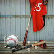 Danodoi UV Protected Clear Acrylic Baseball Display Cube
