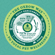 Oxbow Essentials Adult Rabbit Food, Timothy Hay Rabbit Pellets, USA, 5 lb | Bunny Food for Adult Rabbits, Made with High Fiber Oxbow Hay, Vitamins & Minerals, Uniform, Prevents Selective Feeding