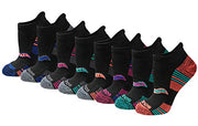 Saucony Women's RunDry Performance Heel Tab Athletic Socks, Available in S-L (8, 16, 24 Pairs)