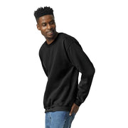 Gildan Adult Fleece Crewneck Sweatshirt, Style G18000, Multipack, Black (1-Pack), Large