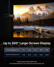 NexiGo PJ40 Pro Google TV Projector, Native 1080p, 4K Support, AI Image Enhancement, 800 ANSI Lumens, Smart Projector with Auto Keystone, 20 W Speakers, Backlit Remote, Wi-Fi & Bluetooth
