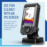 Lowrance Eagle Fish Finder, 4-to-9-inch, Sonar and C-MAP Options | 4, 5, 7 or 9-inch IPS display, Bullet, SplitShot HD or TripleShot HD transducer, C-MAP charts, features vary by model