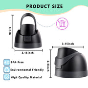 NTIERA Replacement Lid for Owala Freesip,Compatible with Owala Freesip Water Bottle 16oz 24oz 32oz 40oz,Premium Replacement Accessories for Owala Cap,Leakproof,BPA Free