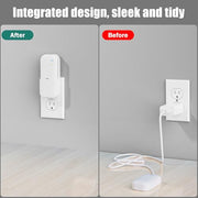 Outlet Wall Mount for Blink Sync Module Core, 2-in-1 Charging Station(Mount & Charger) - Space-Saving Bracket for Blink Security Camera, Easy Installation & Flexible Placement
