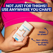Megababe Thigh Rescue Anti-Chafe Stick | Prevents Skin Chafe & Irritation | Thighs, arms, Bra-Lines & More
