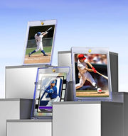50ct Magnetic Card Holder, 35pt One Touch Card Holder for Trading Cards | U-V Protectors Hard Plastic, Magnetic Card Case for Trading, Sports, Game, Football, Baseball Cards