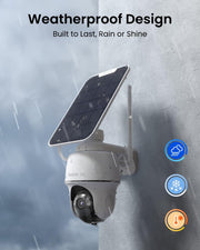 REOLINK Argus PT Ultra First 4K Solar Security Cameras Wireless Outdoor | 360° Pan Tilt Auto-Tracking, 8MP Color Night Vision, 2.4/5 GHz Wi-Fi 6, No Subscriptions, Home Hub Compatible