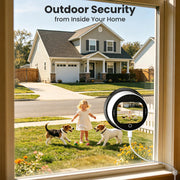 SOLIOM 2K Window Camera, LCD Touchscreen,24/7 Recording, 2.4&5GHz WiFi