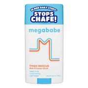 Megababe Thigh Rescue Anti-Chafe Stick | Prevents Skin Chafe & Irritation | Thighs, arms, Bra-Lines & More