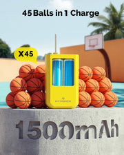 HYVOHEX Mini Electric Ball Pump with Needle for Sports Balls | Portable,Digital LED Display,Preset Auto-Stop Pressure,Fast Inflation,Replaces Manual Pump for Basketball,Soccer,Volleyball