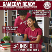 NCAA Gameday Cotton T-Shirt for Men and Women | Officially Licensed NCAA Tee - Preshrunk Ring-Spun Cotton - Screen-Printed Team Logo