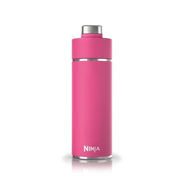 Ninja Thirsti 700ml Water Bottle with Leak-Proof Lid, Hot Pink DW2401EUUKBP | Designed for Carbonated, Hot & Cold Drinks, Ideal for Travel & Sports, Triple Insulated, Stainless Steel Flask