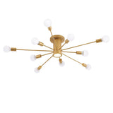 Mid-Century Flush Mount Sputnik Ceiling Light
