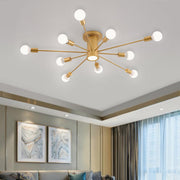 Mid-Century Flush Mount Sputnik Ceiling Light
