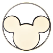 Dimmable Modern Mickey Design LED Flush Ceiling Light