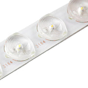 Round LED Wood Flush Mount Light