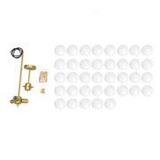 Cluster Frosted Glass Bubble Chandelier