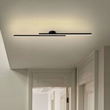 Dimmable 2-Light Long Strip Linear LED Flush Mount