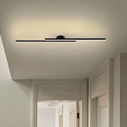 Dimmable 2-Light Long Strip Linear LED Flush Mount