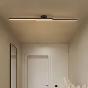 Dimmable 2-Light Long Strip Linear LED Flush Mount