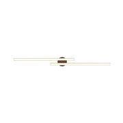 Dimmable 2-Light Long Strip Linear LED Flush Mount