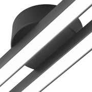 Dimmable 2-Light Long Strip Linear LED Flush Mount