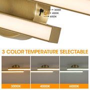 Dimmable 2-Light Long Strip Linear LED Flush Mount