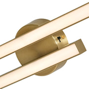 Dimmable 2-Light Long Strip Linear LED Flush Mount