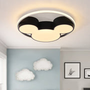 Dimmable Modern Mickey Design LED Flush Ceiling Light