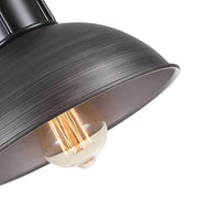 Industrial 3-light Island Pot Lid Dome Pendant