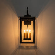 IP23 Farmhouse Square Lantern Outdoor Wall Sconce