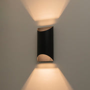 IP54 Up and Down Black Tunnel LED Outdoor Wall Lamp