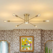Mid-Century Flush Mount Sputnik Ceiling Light
