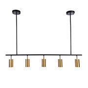 Modern 5-light Island Linear Track Light