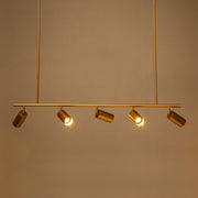 Modern 5-light Island Linear Track Light