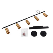 Modern 5-light Island Linear Track Light