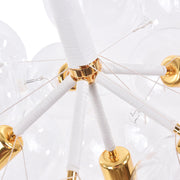 Modern Cluster Glass Bubble Chandelier / Semi Flush