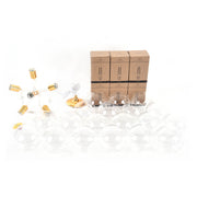 Modern Cluster Glass Bubble Chandelier / Semi Flush