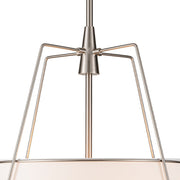 Modern Fabric Conical Drum Cage Pendant Light