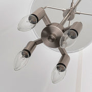 Modern Fabric Conical Drum Cage Pendant Light